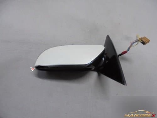 Боковое зеркало левое электрическое складывающееся с LED повторителем BPE/QXA Bianco Pearl 9pin