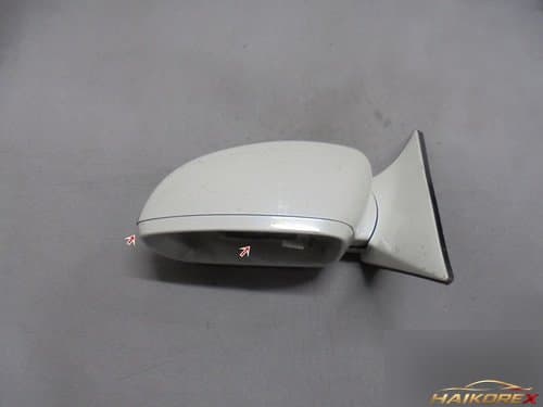 Зеркало боковое левое Opirus Premium с электроприводом, LED, автозатемнением, памятью IMS, 15 контактов, белый перламутр