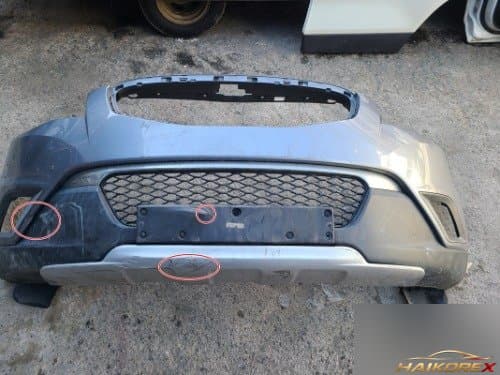 Комплект накладок переднего бампера Korando C 11-13 (7871134000+7871234000+7873334000)