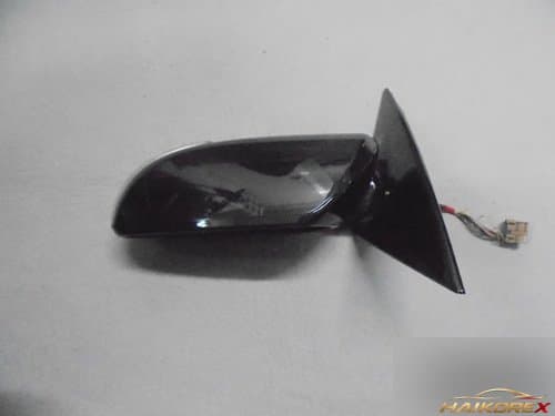Боковое зеркало левое (водителя) электроскладывающееся с LED, чёрное металлик, 9PIN