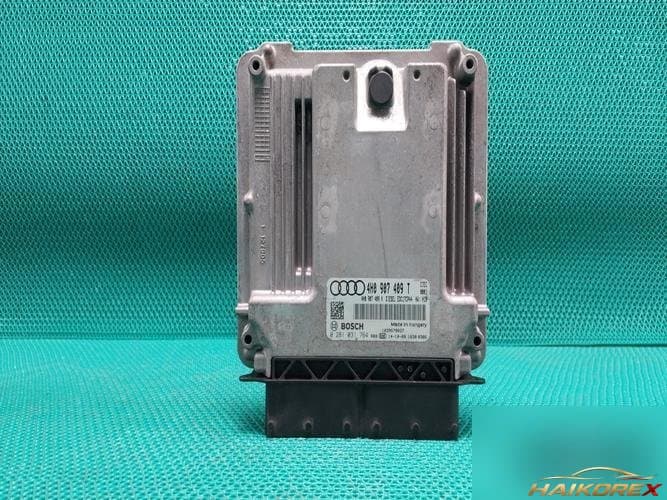 Audi A8 2014 — блок управления двигателем ECU 4H0907409T