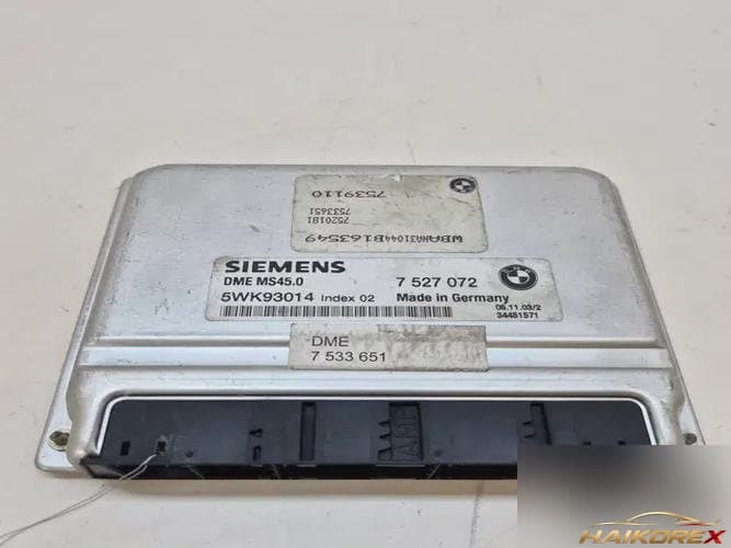 BMW 5 Series 2007 — блок управления двигателя ECU 7527072