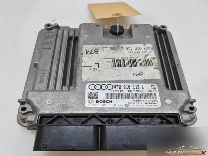 Audi A6 2010 — блок управления двигателя ECU 4F2910115L 3