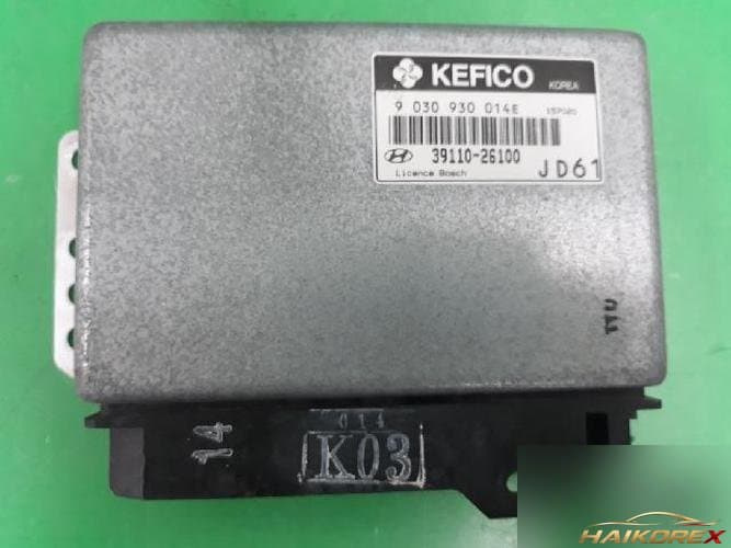 Hyundai Avante 1995 — блок управления двигателем ECU 3911026100