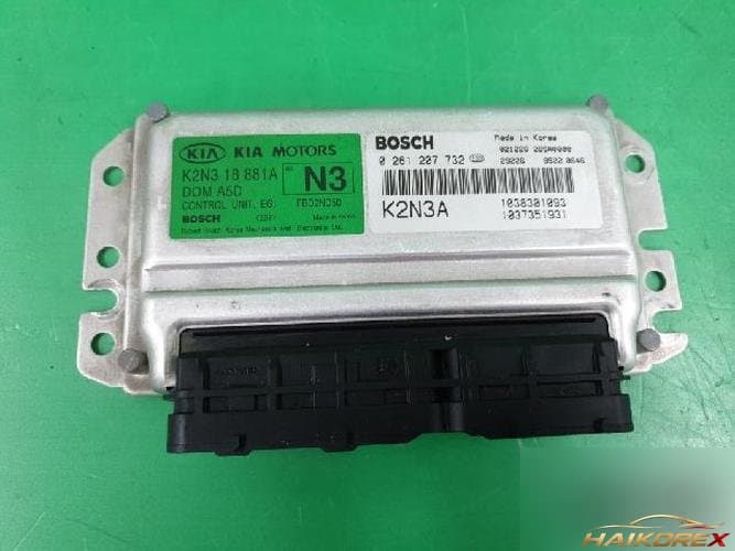 Kia Spectra 2003 — блок управления двигателем ECU 0K2N318881A