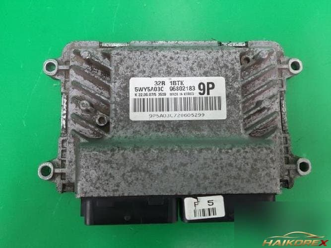 Daewoo Matiz 2008 — блок управления двигателем ECU 96802183