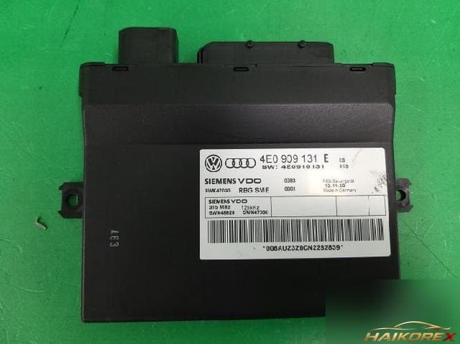 Audi A8 2004 — блок управления иммобилайзером ECU 4E0909131E