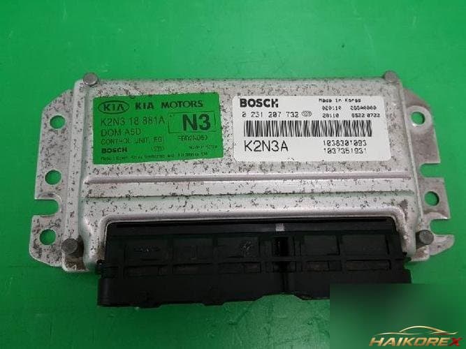 Kia Spectra 2002 — блок управления двигателем ECU 0K2N318881A