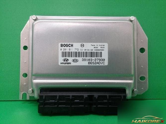 Hyundai Santa Fe 2004 — блок управления двигателем ECU 3910327930
