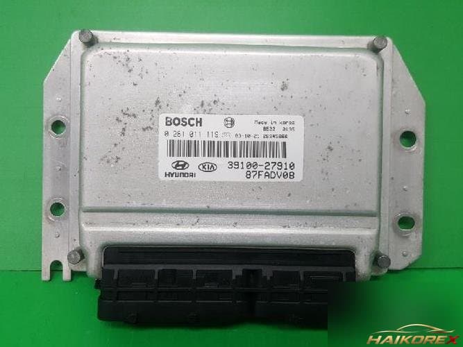 Hyundai Trajet 2004 — блок управления двигателем ECU 3910027910 4