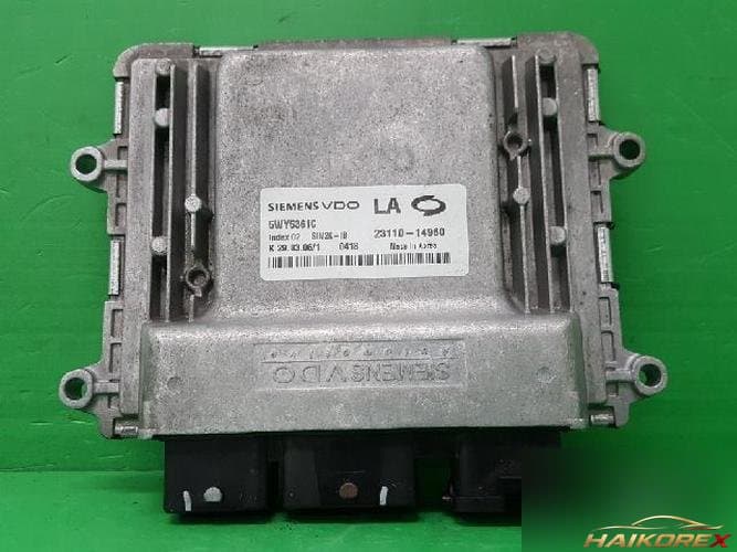 Renault SM5 2006 — блок управления двигателем ECU 23110 14960