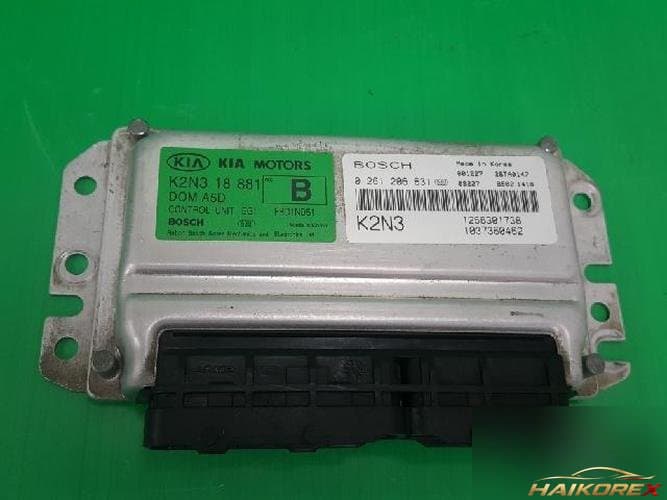 Kia Spectra 2001 — блок управления двигателем ECU K2N3 18 881