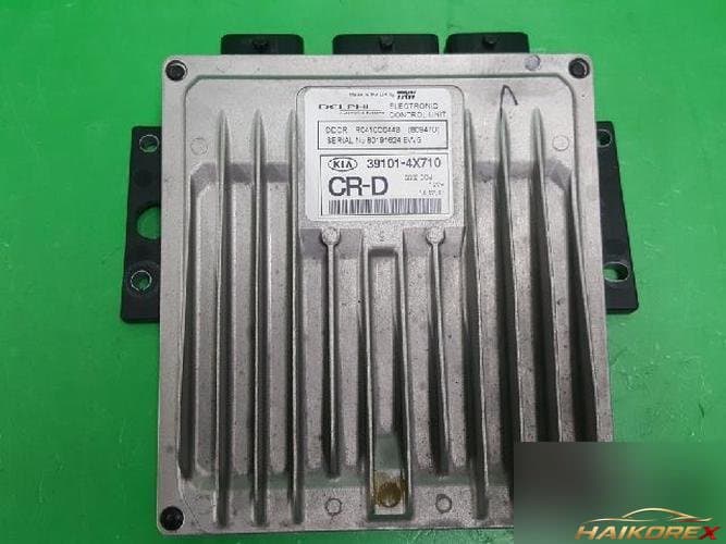 Kia Carnival 2005 — блок управления двигателем ECU 39101 4X710