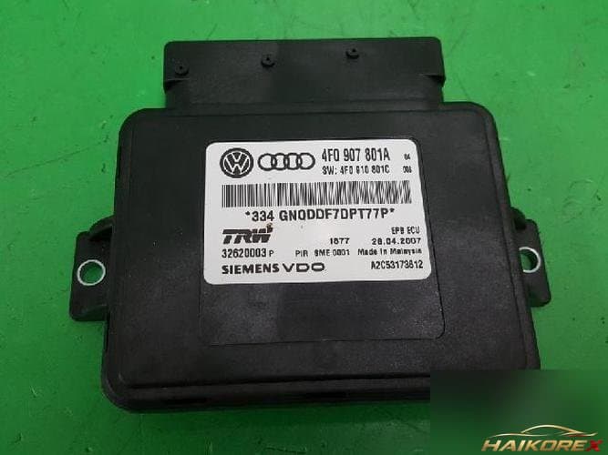 Audi A6 2008 — блок управления стояночным тормозом ECU 4F0 907 801A