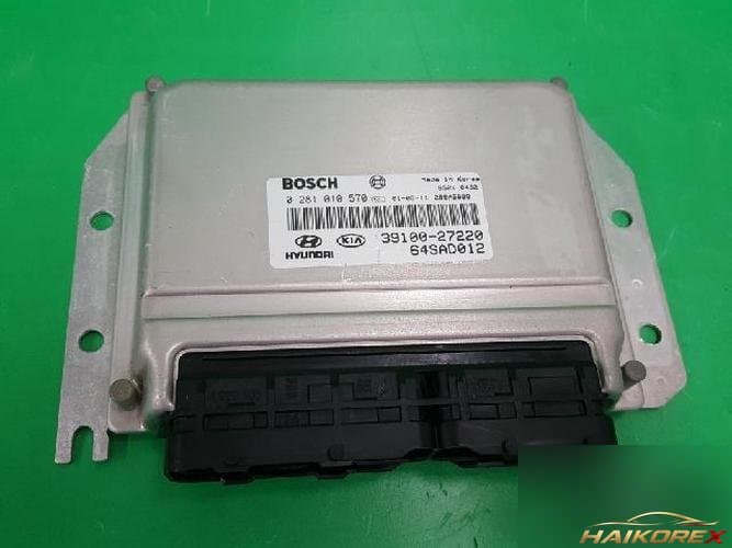 Hyundai Santa Fe 2001 — блок управления двигателем ECU 39100-27220-2