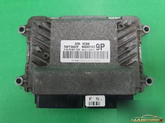 GM-Daewoo Matiz 2009 — блок управления двигателя ECU 96802183 5