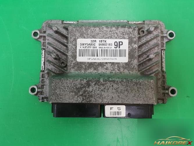 Daewoo Matiz 2008 — блок управления двигателем ECU 96802183