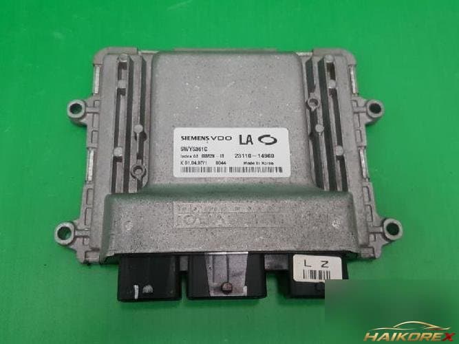 Renault SM5 2007 — блок управления двигателем ECU 23110 14960 2