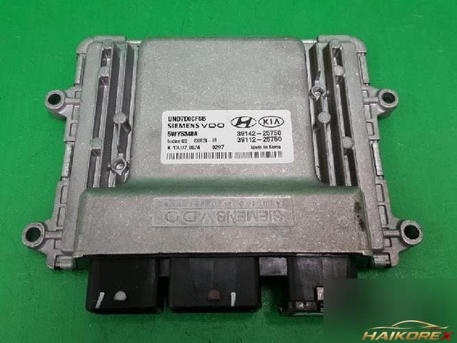 Kia Carens 2007 — блок управления двигателем ECU 3911225750 7
