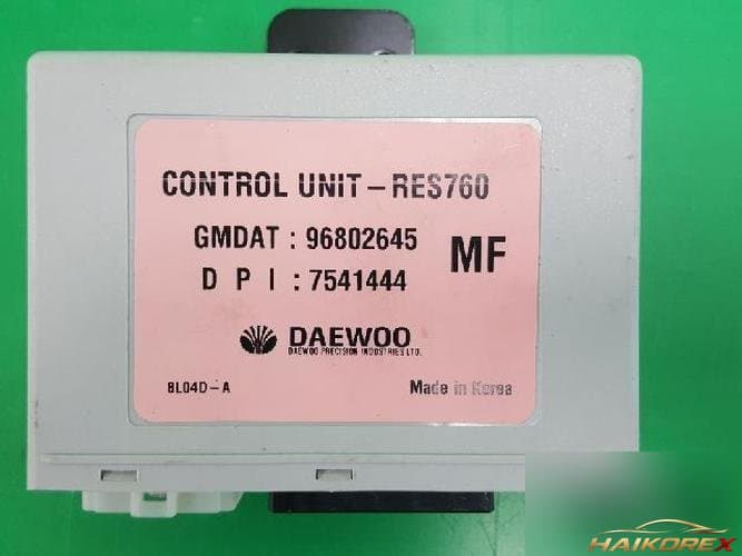 Daewoo Matiz 2009 — модуль ETACS/BCM 96802645