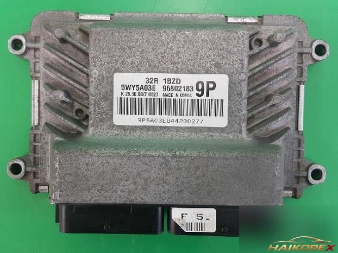 Daewoo Matiz 2009 — блок управления двигателем ECU 96802183