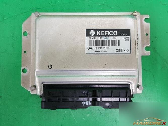 Hyundai Avante 2003 — блок управления двигателем ECU 39110-26687-3