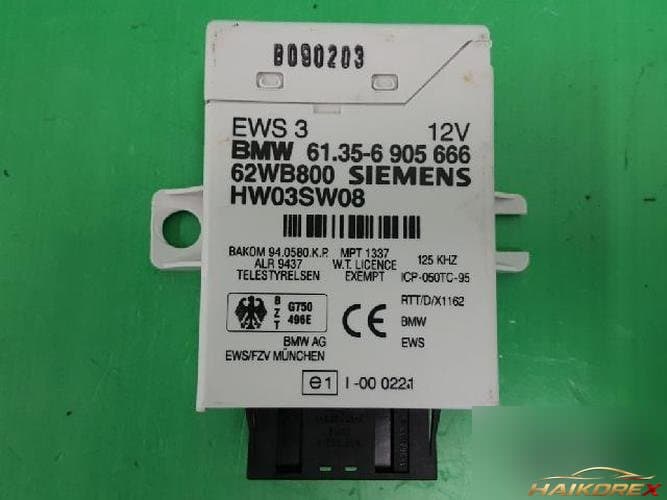 BMW 3 Series 2002 ETACS/BCM 6 905 666