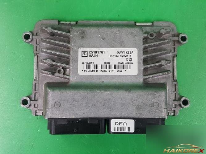 Daewoo Matiz 2010 — блок управления ETACS/BCM 25181701