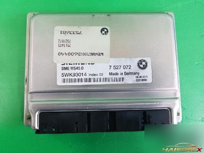 BMW 5 Series 2004 — блок управления двигателем ECU 7527072