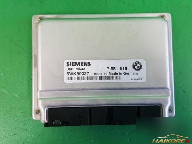 BMW 5-series 2003 — блок управления двигателем ECU 7 551 615