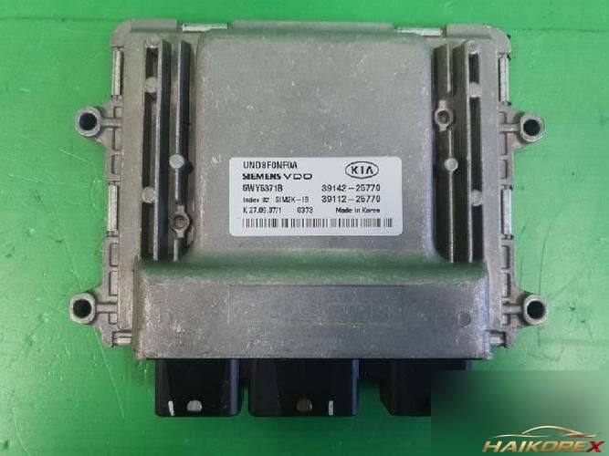 Kia Carens 2008 — блок управления двигателем ECU 3911225770