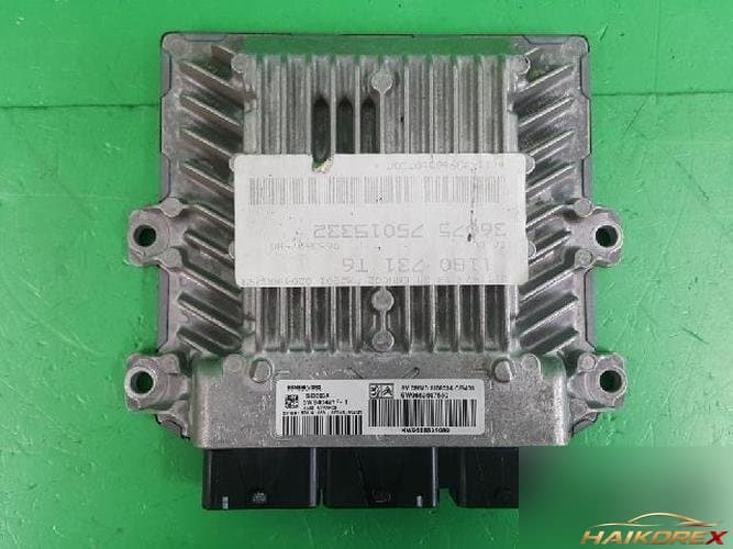 Peugeot 307 2007 — блок управления двигателем ECU 9663607580