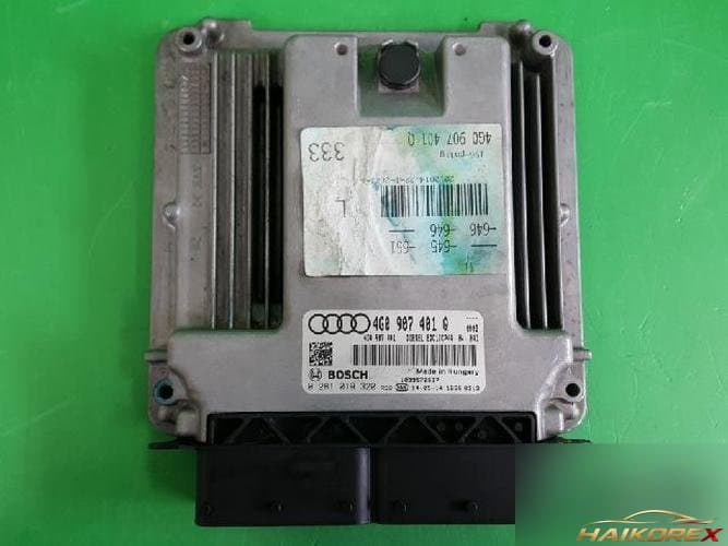 Audi A7 2015 — блок управления двигателем ECU 4G0 907 401 Q 1