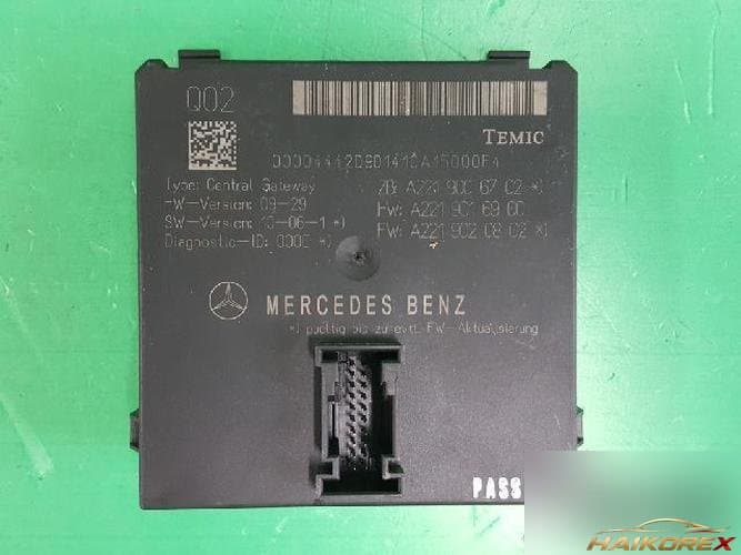 Mercedes-Benz S-Class 2011 — ETACS/BCM A2219006702
