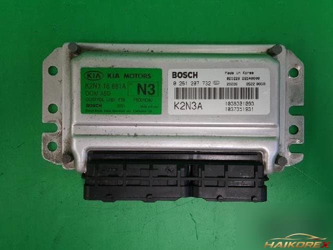 Kia Spectra 2003 — блок управления двигателем ECU 0K2N318881A