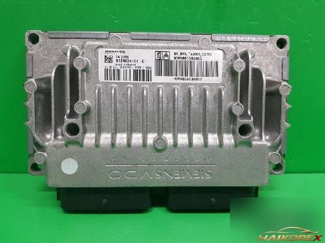 Peugeot 307 2007 — блок управления двигателем ECU 9661983980