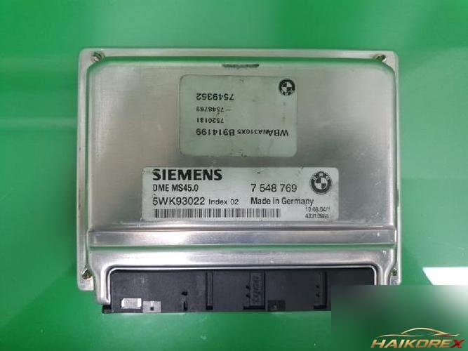 BMW 5-Series 2005 — блок управления двигателем ECU 7548769