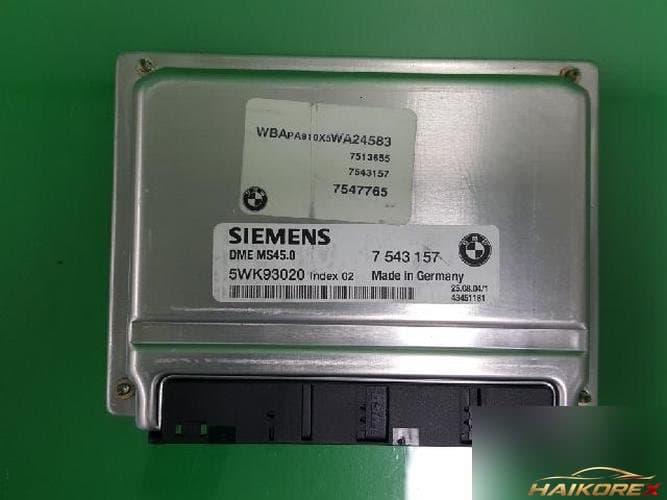 BMW X-series 2005 — блок управления двигателя ECU 7543157 1