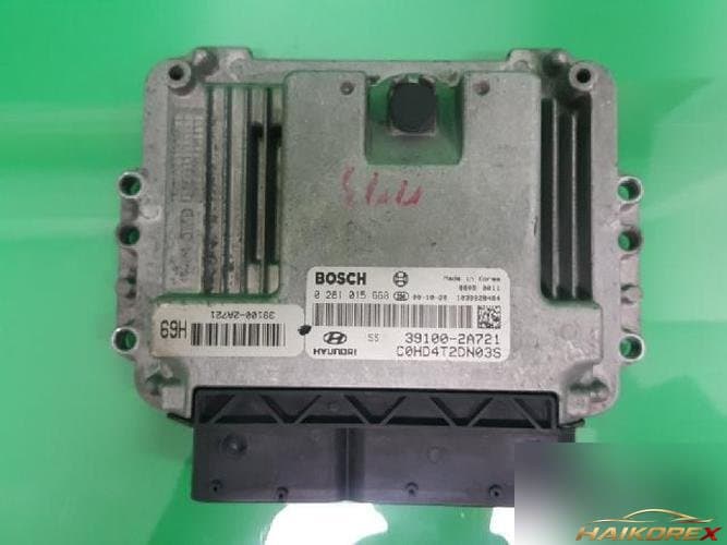 Hyundai Avante 2009 — блок управления двигателем ECU 39100 2A721