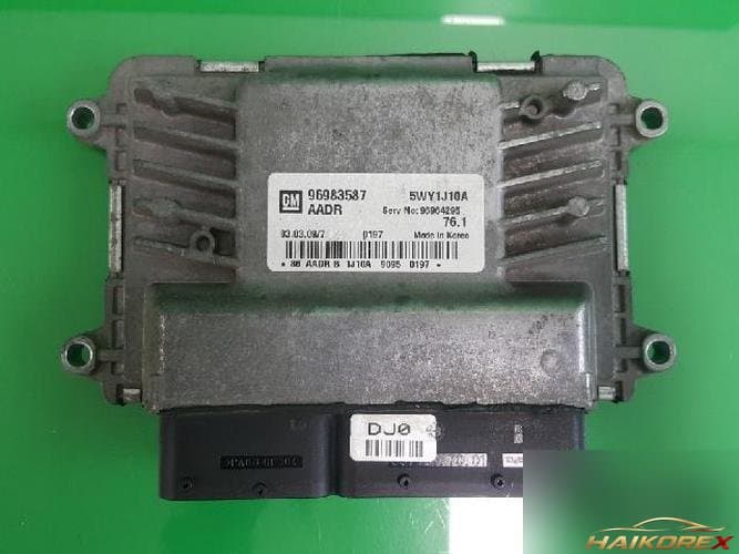 Daewoo Lacetti 2009 — ЭБУ ECU 96983587 10
