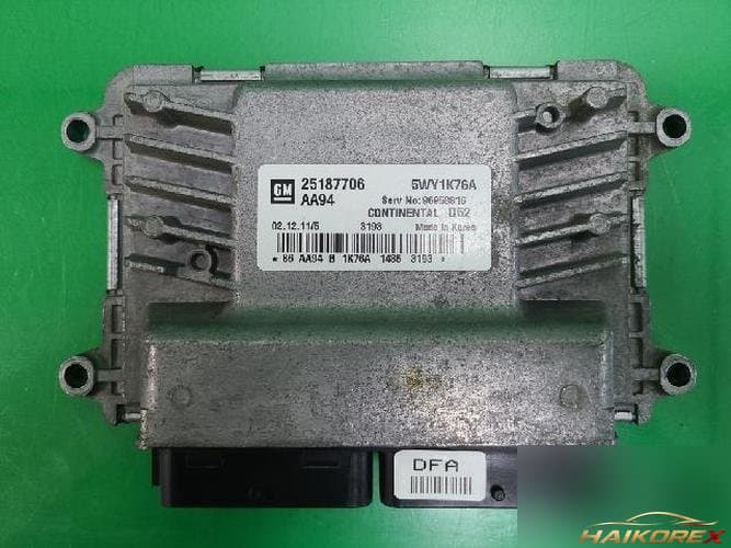 Chevrolet Spark 2012 — модуль ETACS/BCM 25187706