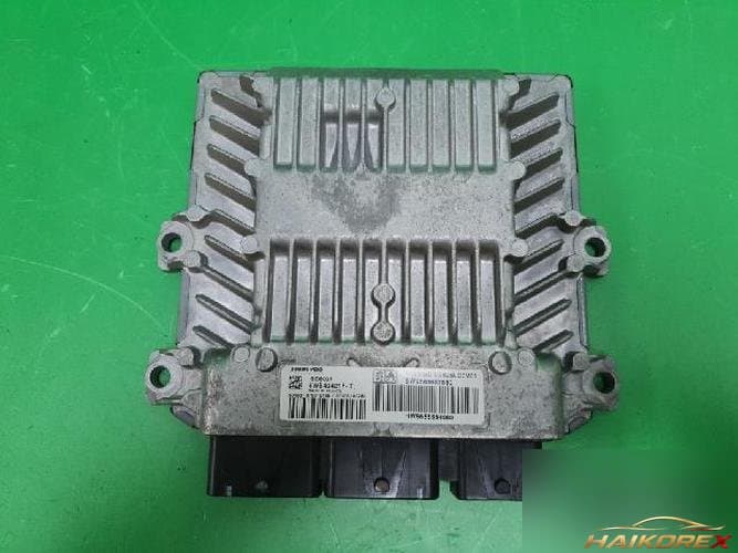 Peugeot 307 2007 — блок управления двигателя ECU 9663607580