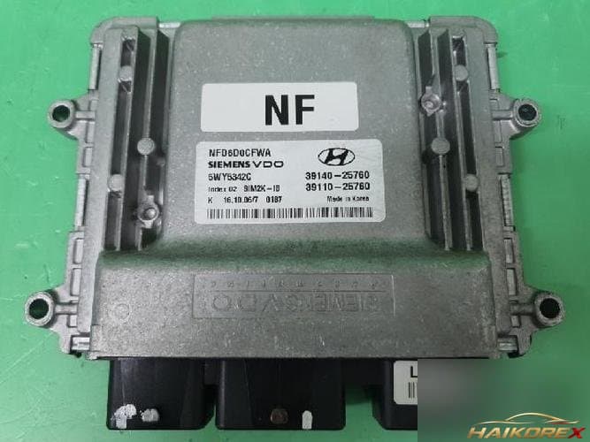 Hyundai Sonata 2007 — блок управления двигателем ECU 3914025760