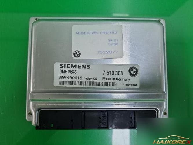 BMW X Series 2003 — блок управления двигателем ECU 7519308
