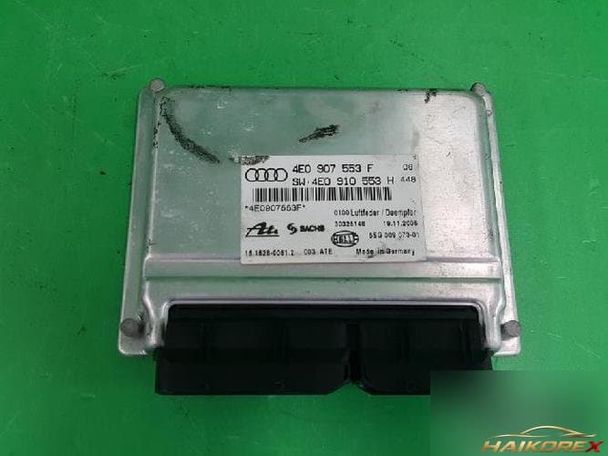 Audi A8 2007 — блок управления пневмоподвеской ECU 4E0907553F