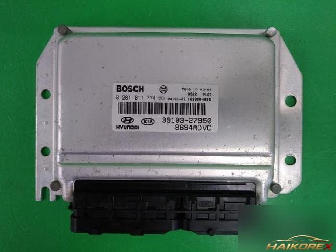 Hyundai Santa Fe 2004 — блок управления двигателем ECU 3910327950