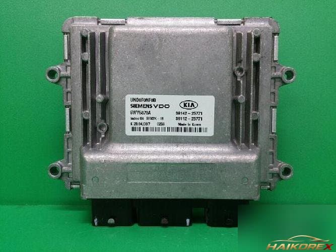 Kia Carens 2008 — блок управления двигателем ECU 3911225771