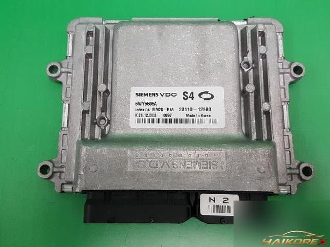 Renault SM5 2007 — блок управления двигателем ECU 23110 12980