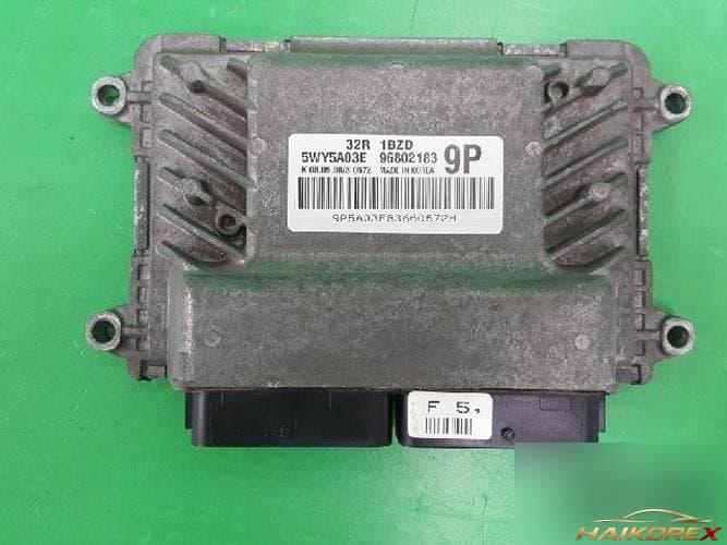 Daewoo Matiz 2009 — блок управления двигателем ECU 96802183