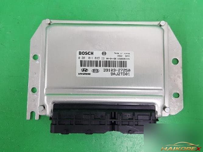 Hyundai Tucson 2004 — блок управления двигателем ECU 39103 27250 2